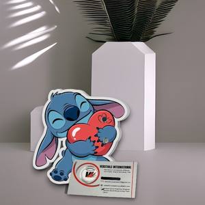 Lovely Stitch Butterfly Rectangle Diamond Heart Print Lash Tiles Private Label Lash Plate <b>Eyelash</b> Extension Acrylic Magnetic - Product Image 2