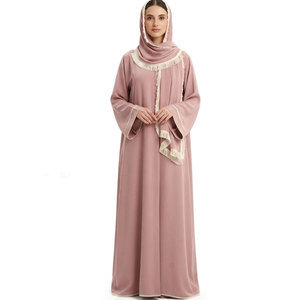 Robe de prière douce pour femmes, tenue de prière islamique musulmane modeste, longue, ample, avec capuche, pour un culte quotidien confortable - Product Image 1