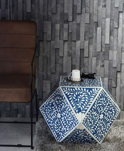 DISEÑOS con incrustaciones de hueso DECORACIÓN SILLA DE SALA DE ESTAR tradición artesanal mesita de noche personalizada gabinete con incrustaciones de hueso de la sala de estar India - Product Image 5