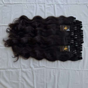 มัดผมมนุษย์ธรรมชาติผมคนอินเดียแบบหยิกเป็นลอนลึกมัดผมถักเปีย - Product Image 6