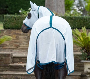 Cưỡi ngựa thể thao ngoài trời ngựa mùa hè bay tấm lưới thảm hoàn toàn thoáng khí bông điền Nylon Ripstop vải OEM bán buôn - Product Image 5