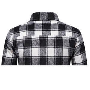Chemises en flanelle pour hommes sur mesure en gros, tissu respirant et durable, chemise à manches longues de qualité supérieure à prix compétitif et bon marché - Product Image 6