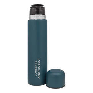 Thermos a Forma di Proiettile Nat Geo 1000 Ml in Acciaio Inossidabile Verde Petrolio Opaco - Product Image 3