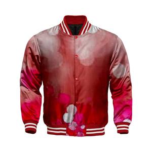 Blouson aviateur en satin à bas prix Vestes en satin de soie sur mesure pour hommes 100% polyester et veste en satin confortable pour hommes - Product Image 5