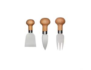 Ensemble de fromage de luxe à manche en cuivre en acier inoxydable avec poignée de luxe faite à la main Couverts à fromage Vaisselle de haute qualité - Product Image 3