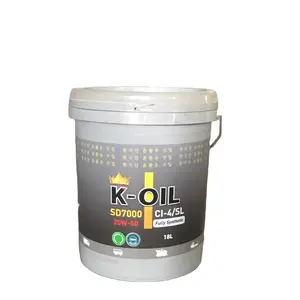 K-Oil SD7000 15W40/20W50 CI-4/SL, "100%-합성 윤활유" 디젤 엔진 용 우수한 성능 및 공장 가격 윤활유