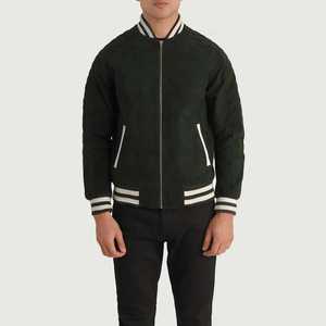 Chaqueta de invierno Wilvath Varsity de alta demanda para hombre tipo cierre bolsillos con botones Letterman College Baseball Bomber Varsity Jacket - Product Image 1