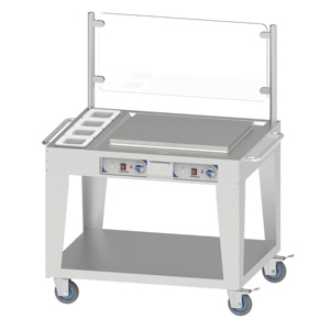 Carrito de Almacenamiento Móvil con Soporte para Freidoras - Product Image 1