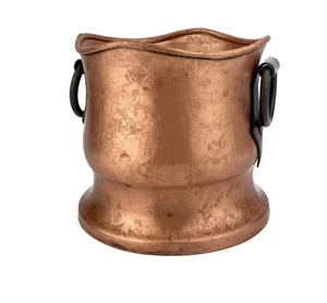 Maceta de Metal de Cobre Martillado Antigua, Maceta de Pie para Interiores, para Sala de Estar, Oficina, Hotel y Decoración de Jardín - Product Image 1