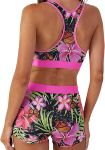 Conjunto de entrenamiento de yoga para mujer, conjuntos de 2 piezas, pantalones cortos de gimnasio, Sujetador deportivo, conjuntos de 2 piezas para mujer, conjunto de entrenamiento de yoga - Product Image 4