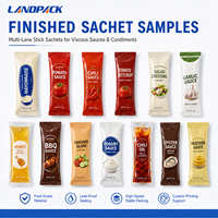 Machine d'emballage verticale multi-voies pour sachets de sauce salade, sauce mayonnaise, shampoing, sauce Béarnaise, mayonnaise liquide, huile de cuisson
