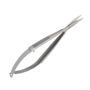 Ciseaux à cils en acier inoxydable à lame courbée personnalisés et écologiques / Fournisseur direct d'usine de haute qualité - Product Image 2