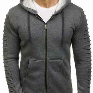 Sweats à capuche imprimés doux 100% coton polaire respirant sweat à capuche pour hommes de meilleure qualité avec logo personnalisé à vendre - Product Image 1