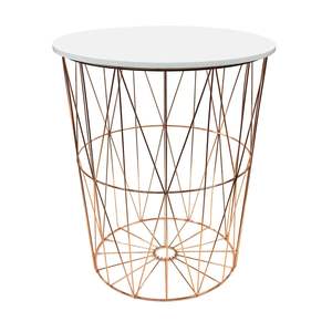 Cesto de Ropa Metálico de Diseño Moderno con Acabado Plateado y Forma Personalizada para Baño - Product Image 2