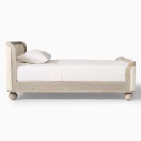 Modernes High-End-Kinder bett aus massivem, weiß gewaschenem Holz für Jungen und Mädchen Schlafzimmer möbel für Kinder zu Hause-Ibra