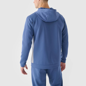 Logo personnalisé Sweat-shirt d'entraînement à capuche avec fermeture éclair pour hommes Survêtement de haute qualité Ensemble de jogging à séchage rapide - Product Image 2