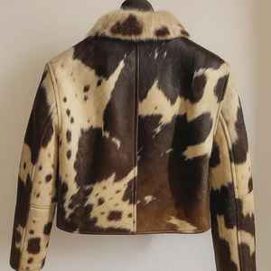 Nouvelle veste en cuir véritable pour femmes, en peau de vache, personnalisée, manteau en cuir de vache, veste de motard, veste universitaire pour femmes, pour hommes - Product Image 2