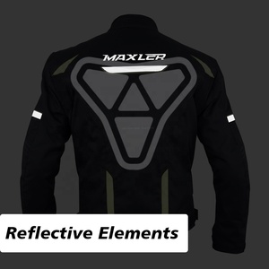 Vêtements de sport légers pour hommes approuvés CE Textile respirant veste courte coupe-vent moto équitation Protection imperméable Plus - Product Image 5