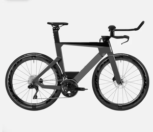 2025 Speedmax CF 7 Di2 Triathlon Road <b>Bike</b> Carbon Electronic 1x12 AR60 Wheels - Product Image 3