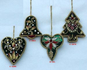 Zari Perchas de Navidad Diseño moderno ZariStar Holiday Treasures Roscado Noel para decoración del hogar para Pascua - Product Image 4