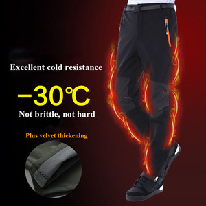 Pantalones de Escalada con Cremallera y Bolsillos para Hombre, Pantalones Cargo para Senderismo - Product Image 3