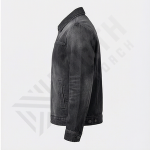 Chaqueta Vaquera de Invierno para Hombre, Diseño Personalizado, Estilo Urbano, Lavado Ácido, Vintage, Bordada, con Estampado, Impermeable, Ropa de Moda - Product Image 3