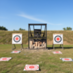 Trap Shooter Gear Pull Shoot Swear Reload Repeat T-shirt à manches longues - Product Image 3