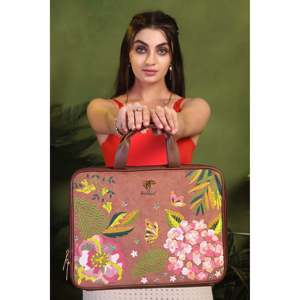 Daily Classic <b>Laptop</b> Sleeve with Handle for Ultrabook-Vegan Leather Brown Protective <b>Case</b> - Product Image 6