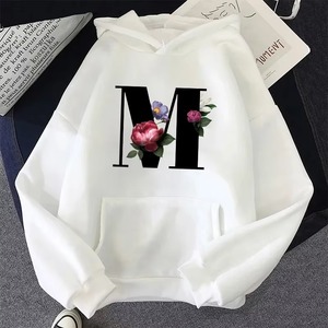 Lettre A-Z unisexe fermeture éclair hiver sweats à capuche pulls décontractés 100% coton polaire respirant vêtements de sport en plein air sport Jogging - Product Image 2