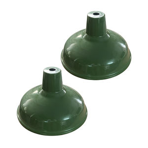 Abat-jour en métal porcelaine industrielle antique personnalisé avec finition émail fabricant direct exportateur pour les cadeaux - Product Image 6