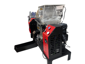 Machine à rouler les cigarettes, broyeur, double injecteur, entièrement automatique, haute efficacité, capacité de 6600 cigarettes par heure, entraînement pneumatique, double tension - Product Image 3