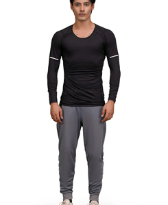 กางเกงจ็อกเกอร์เอวกลางของผู้ชายกางเกงวิ่งน้ำหนักเบาแห้งเร็วแนวสปอร์ตสไตล์ลำลองพร้อมฝาปิดเอวยางยืด - Product Image 4