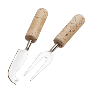 Couteaux à fromage 3 pièces de la meilleure qualité d'approvisionnement indien avec poignée en jute design mini ensemble de couteaux en acier inoxydable pour le fromage - Product Image 6