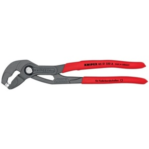 For KNIPEX Spring Band <b>Clamp</b> Pliers 250 mm Overall Length 70 mm Max Capacity 25 Settings Plastic Coated - Product Image 4