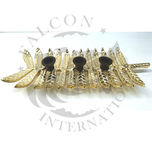 Luxury Solid Brass Candlestick <b>Holder</b> Set 9 for Home Hotel Christmas Decorations Features Stone <b>Candle</b> <b>Holders</b> <b>Candle</b> Jars - Product Image 3