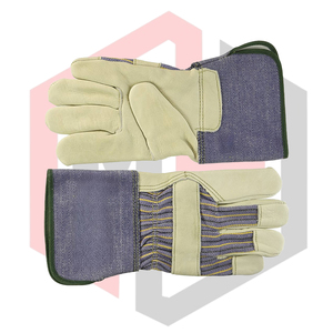 MH EXPORT IMPORT MH-0059 Heavy-Duty Split Leather Rigger <b>Gloves</b> Comfortable Outdoor Work <b>Mittens</b> Gardening Welding Safety - Product Image 6