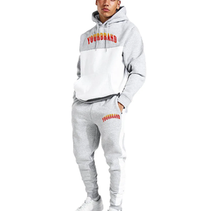 OEM 1005 algodón francés Terry ligero invierno transpirable Jogger Color personalizado Chenille bordado chándal hombres - Product Image 1