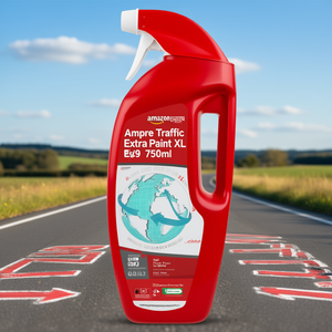 Pintura para Señalización de Suelos Ampere Traffic Extra XL 750ml Roja en Aerosol - Product Image 3