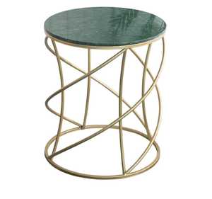 Table basse contemporaine de luxe en métal doré avec plateau en verre élégant élément décoratif moderne pour les meubles de chambre à coucher de salon - Product Image 3