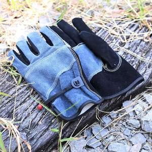 ถุงมือหนังวัวผ่าหน้าพร้อมซับใน2025ถุงมืออเนกประสงค์สำหรับทำสวนงานเชื่อมทำการเกษตร - Product Image 4