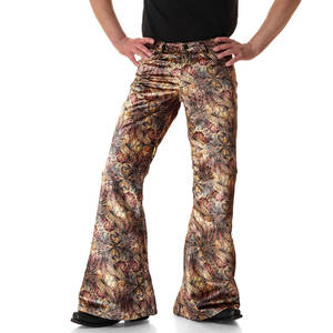 กางเกงขายาวทรงบานพิมพ์ลายผ้าฝ้ายสำหรับผู้ชาย ปี 2026 ขายดีที่สุด ลดราคาขายส่งออนไลน์ ดีไซน์กางเกงทรงบานที่ไม่เหมือนใคร - Product Image 1