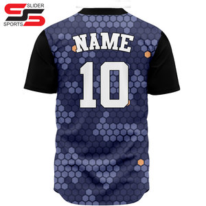 Maillot de baseball personnalisé broderie 100% polyester personnalisé sublimation complète adultes et jeunes meilleure qualité uniformes de baseball universitaire - Product Image 2