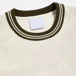 Breathable Winter Casual 100% Cotton Fleece <b>Long</b> Sleeve Thermal Men's <b>Sweatshirt</b> - Product Image 6