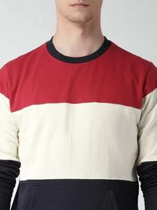 480GSM poids lourd coton hommes sweats impression broderie personnalisé col rond sweat col rond - Product Image 4