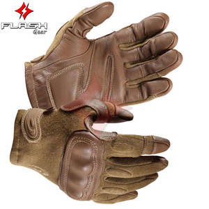 Gants en cuir courts pour hommes sur mesure Premium Biker Flash Gear OEM/Vente en gros directement du fabricant pour le sport - Product Image 4