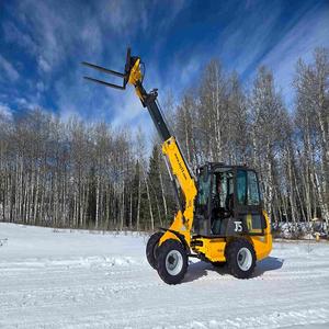 Chargeur sur pneus compact d'origine britannique, moteur Euro5/EPA robuste, composants principaux du système de commande logique (PLC), roulements, haute efficacité pour l'utilisation en agriculture et en construction - Product Image 5