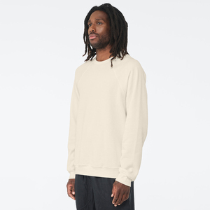 Sweat-shirt homme vintage à manches raglan en molleton 100% coton épais, teint uni, anti-rétrécissement, anti-décoloration solaire, personnalisable OEM avec broderie - Product Image 3