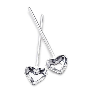 นักออกแบบเซิร์ฟเวอร์สลัดโลหะชุบนิกเกิลที่ทันสมัยแฮนด์เมด Flatware ช้อนสลัดและส้อมใน Flatware ราคาขายส่ง - Product Image 6