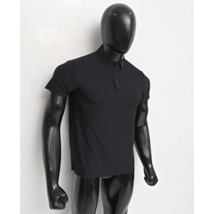 Ropa de algodón negro deportes de verano entrenamiento gimnasio transpirable de secado rápido en blanco hombres Golf bordado impreso personalizado Polo camiseta - Product Image 6