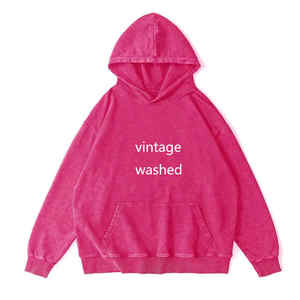 Sudaderas con capucha sin cuerda Sudaderas con capucha de lana GSM pesado personalizado Sudaderas con capucha en blanco Hombro caído Sudadera con capucha de alta calidad - Product Image 6